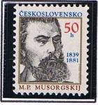 Sellos de Europa - Checoslovaquia -  M.P.Musorgskij