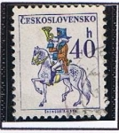 Stamps Czechoslovakia -  Cornera a Caballo