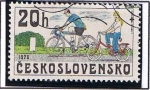 Sellos de Europa - Checoslovaquia -  Bici