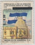 Sellos de America - Honduras -  Homenaje a Estados Unidos de América