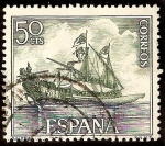 Stamps Spain -  Homenaje a la Marina Española - Galera