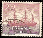 Sellos de Europa - Espa�a -  Homenaje a la Marina Española  - Fragata 