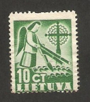 Stamps Europe - Lithuania -  libertad, un ángel