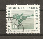 Stamps : Europe : Germany :  III festival Deportivo en Leipzig.