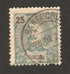 Stamps : Europe : Portugal :  funchal - carlos 1º