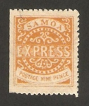 Stamps Oceania - Samoa -  sello local expres