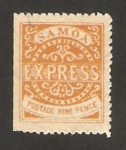 Stamps Samoa -  sello local expres