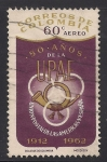 Stamps : America : Colombia :  UNION POSTAL DE LAS AMERICAS Y ESPAÑA.