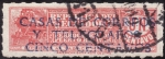 Stamps Ecuador -  Impuesto al tabaco con sobrecargos para correo