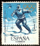 Stamps Spain -  Juegos Olímpicos de Innsbruck y Tokio - Slalom