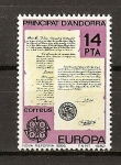 Stamps Andorra -  Tema Europa   (And.  Esp.)