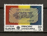 Stamps Andorra -  Tema Europa (And. Esp.)