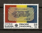 Sellos del Mundo : Europa : Andorra : Tema Europa (And. Esp.)