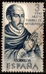 Stamps Spain -  Forjadores de América - Santo Toribio de Mogrovejo