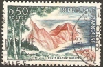 Stamps : Europe : France :  1391 - Vista de la Costa Azul