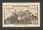 Stamps Libya -  Fezzan Ghadames - territorio militar, fuerte de sebha 