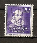 Stamps Spain -  Literatos