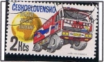 Stamps : Europe : Czechoslovakia :  Rallye Paris  Dacar