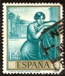 Stamps Spain -  Poema de Córdoba - Romero de Torres