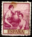 Stamps Spain -  Marta y María - Romero de Torres