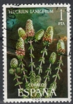 Sellos de Europa - Espa�a -  ESPANA 1974 (E2220) Flora - Teucrium lanigerum 1p 2