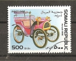 Stamps Somalia -  Retrospectiva del automovil.