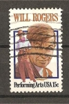 Stamps United States -  Centenario del nacimiento de Will Rogers