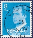 Stamps Spain -  Edifil 2393P Serie básica Juan Carlos I 8 fosforescente