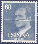 Stamps Spain -  Edifil 2602P Serie básica Juan Carlos I 60 fosforescente RARO