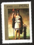 Sellos de America - Per -  BICENTENARIO DE LA REVOLUCION FRANCESA Y DECLARACION DE LOS DERECHOS DEL HOMBRE 