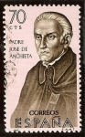 Stamps : Europe : Spain :  Forjadores de América - Padre José de Anchieta