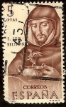 Stamps Spain -  Forjadores de América - San Luis de Beltrán
