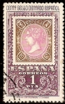 Stamps Spain -  Centenario del Primer Sello Dentado - Sello de 19 cuartos de 1865