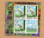 Stamps North Korea -  Royal Spoonbill (Serie 2/2) Congreso de Canadá