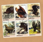 Stamps : Africa : Angola :  Rapaces