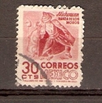 Stamps Mexico -  DANZA  INDÍGENA