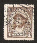 Stamps Chile -  SERIE PRESIDENTES - COLON CABEZA GRANDE