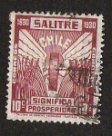 Stamps Chile -  CENTENARIO EXPORTACION DEL SALITRE