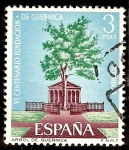 Stamps : Europe : Spain :  VI centenario de la Fundación Guernica - Árbol de Guernica y templete