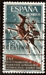 Stamps Spain -  XVII Congreso de la Federación Astronáutica Internacional