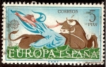 Stamps : Europe : Spain :  EL rapto de Europa por Zeus - CEPT