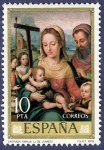 Stamps Spain -  Edifil 2538 Sagrada Familia 10