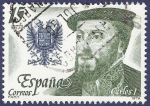 Stamps Spain -  Edifil 2552 Carlos I 15