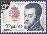 Stamps Spain -  Edifil 2553 Felipe II 20