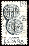Stamps Spain -  Forjadores de América - Ceca de Lima