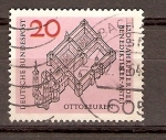 Stamps Germany -  PANORÁMICA  DE  OTTOBEUREN  ABBEY