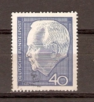 Stamps Germany -  PRESIDENTE  HEINRICH   LÜBKE