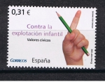 Stamps Spain -  Edifil  4392  Valores cívicos.  