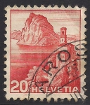 Stamps Switzerland -  Lago de Lugano.