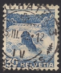 Stamps Switzerland -  Cataratas del Rin.